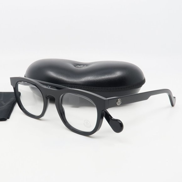 ML 5040 001 49mm Moncler New Black Eyeglasses - Picture 1 of 6